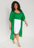 Open Front Crepe Kimono