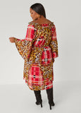 Printed Off The Shoulder Hi Low Top