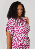 Geo Print Cotton Shirt