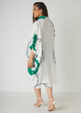 Oversized Floral Hi Low Blouse