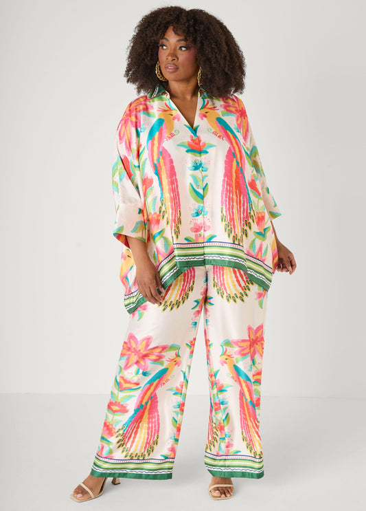Parrot Print Shirt