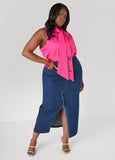 Blessed Tie Neck Top