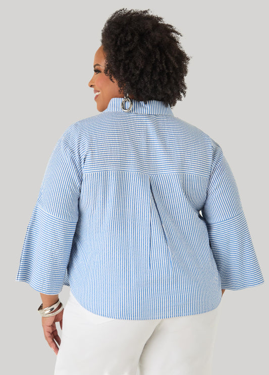 Seersucker Cotton Shirt