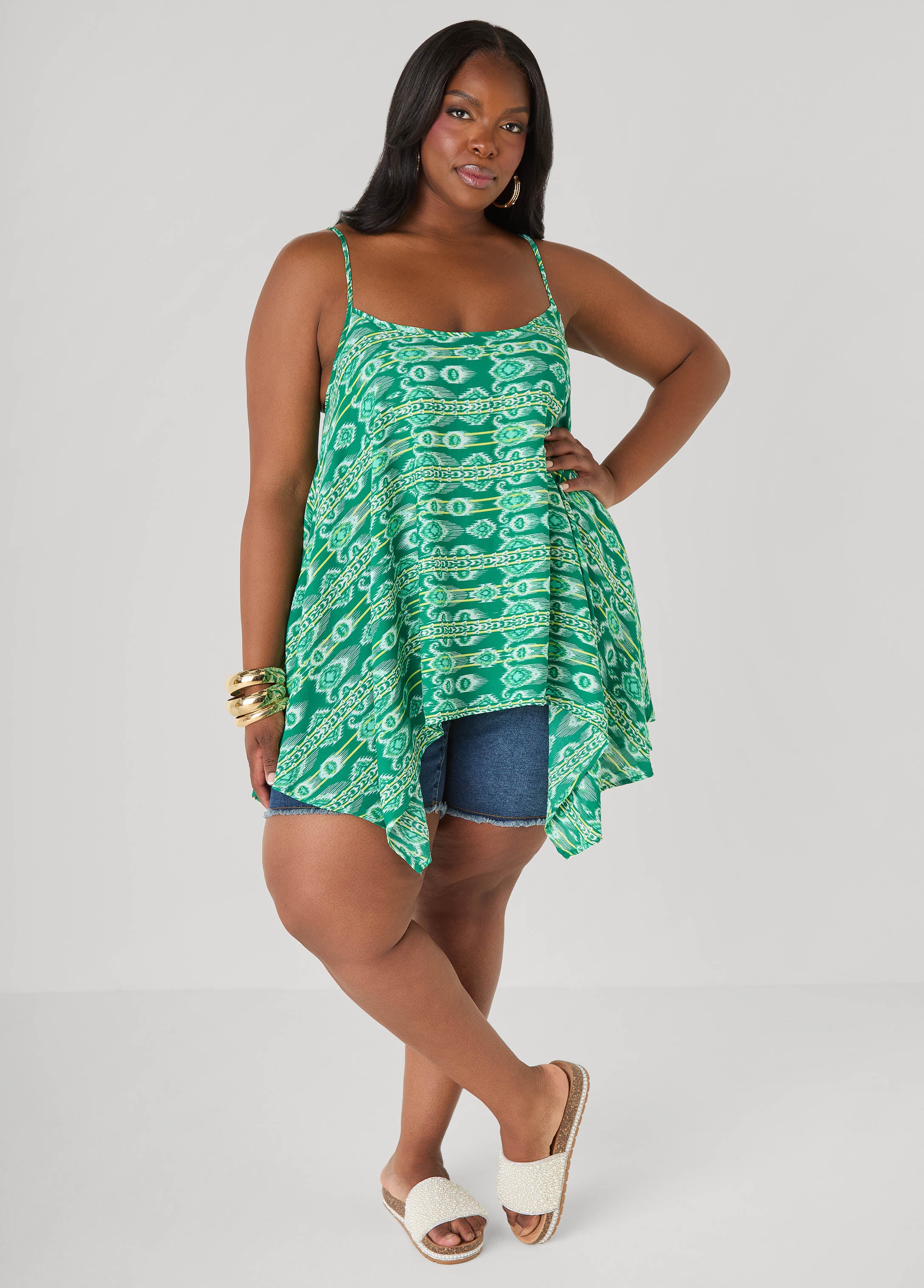 Printed Handkerchief Tank