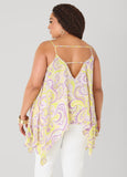 Paisley Print Handkerchief Tank