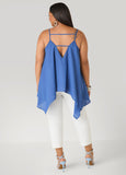 Crepe Handkerchief Tank