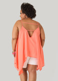 Crepe Handkerchief Tank