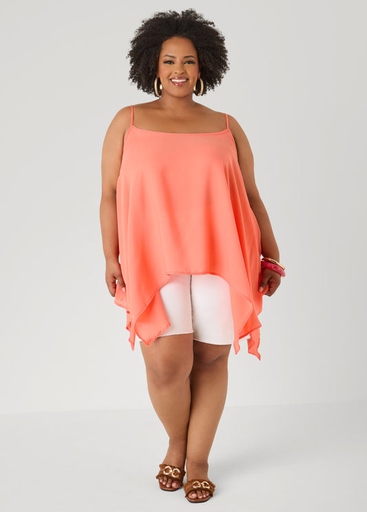 Crepe Handkerchief Tank