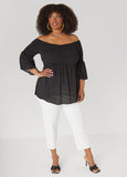 Off The Shoulder Smocked Top