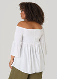 Off The Shoulder Smocked Top