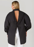 Tie Up Open Back Shirt