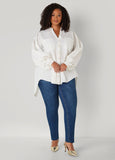 Tie Up Open Back Shirt