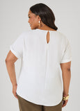 Cuffed Textured Top