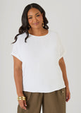 Cuffed Textured Top