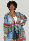 Scarf Print Duster
