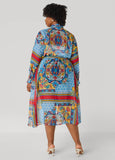 Scarf Print Duster