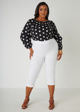 Polka Dot Poplin Blouse