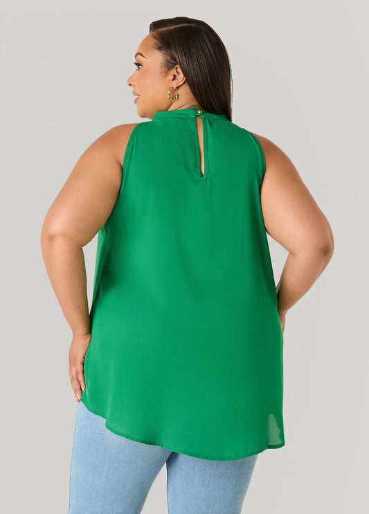 Knotted Chain Trimmed Top