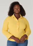 Textured Shirred Waist Top