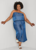 Sage Green Bubble Tube Top