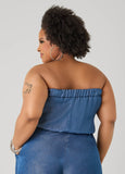 Sage Green Bubble Tube Top