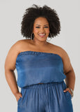 Sage Green Bubble Tube Top