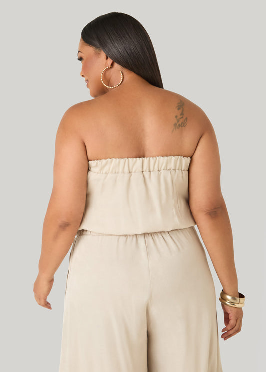 Sage Green Bubble Tube Top