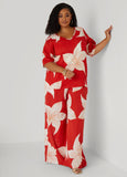 Floral Print Cotton Gauze Top