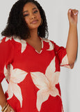 Floral Print Cotton Gauze Top
