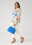 Face Print Collared Shirt