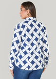 Tall Basketweave Print Shirt