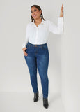 Collared Cotton Blend Shirt