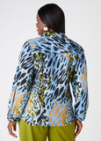 Collared Animal Print Shirt