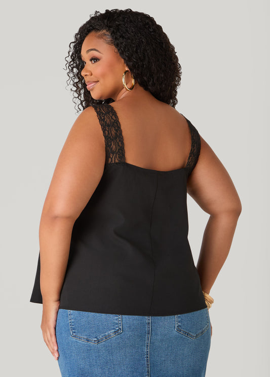 Lace Trimmed Cami