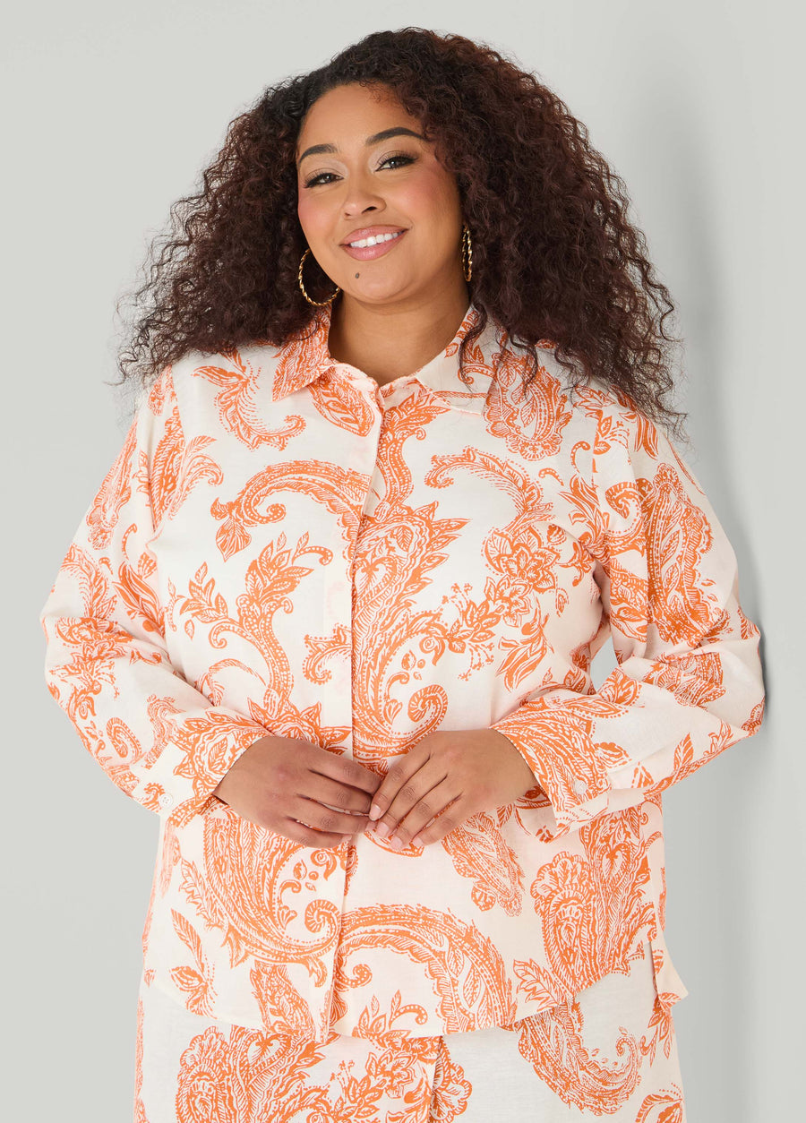 Paisley Print Shirt