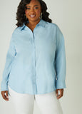Collared Button Front Shirt