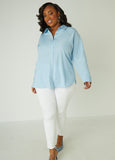 Collared Button Front Shirt