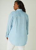Collared Button Front Shirt
