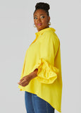 Ruffle Sleeved Shirt