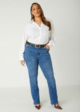 Collared V Neck Shirt