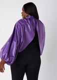 Faux Leather Shrug