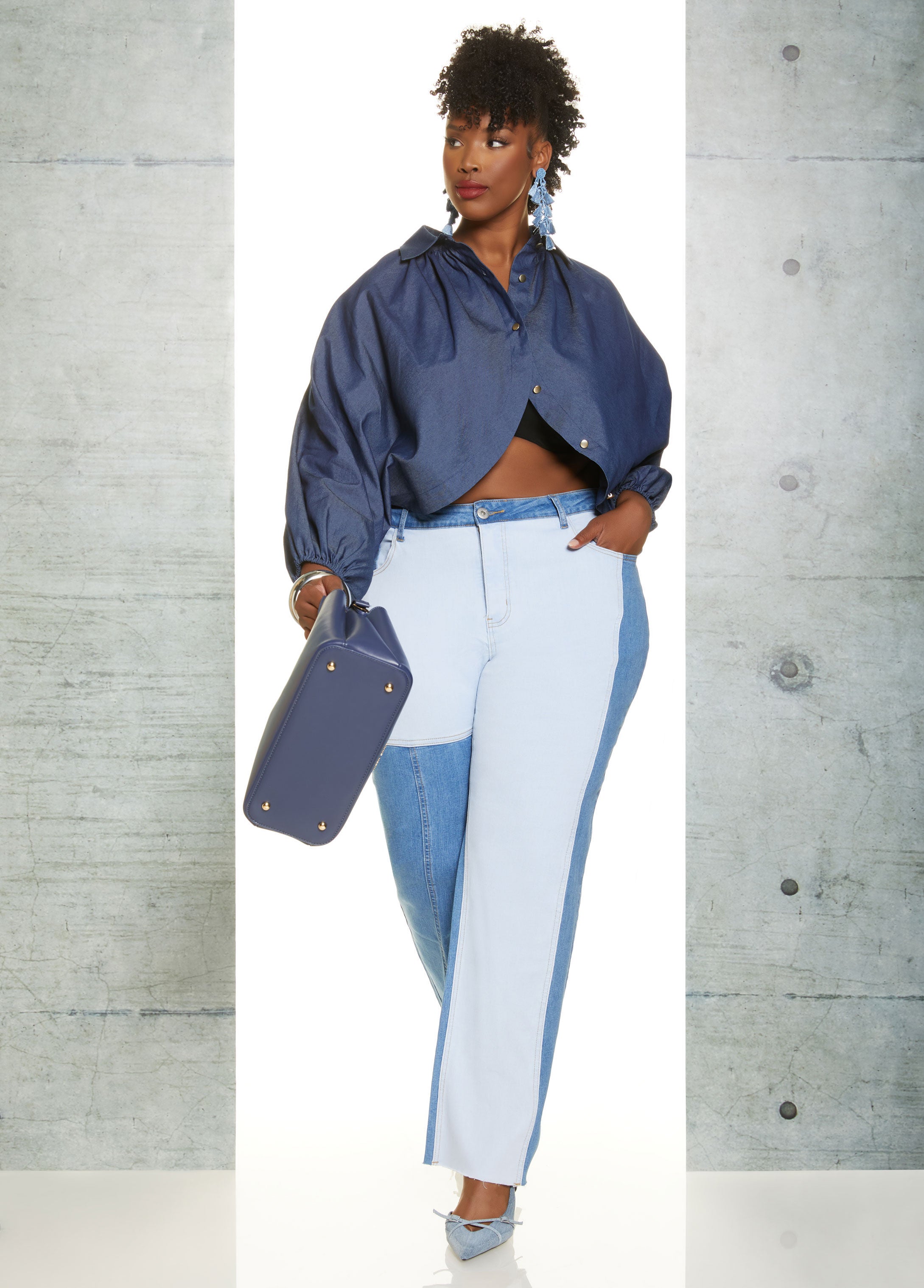 Shrug Jeans Top Long Coat Dresses Stylish Jeans Top With Shrug