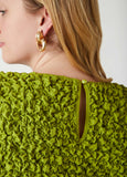 Puckered Poplin Top