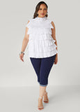 Tiered Ruffled Blouse