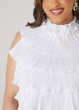 Tiered Ruffled Blouse