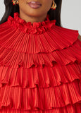 Tiered Ruffled Blouse