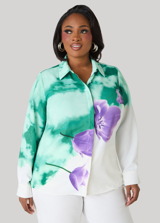 Floral Print Shirt