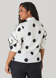 Ruffled Polka Dot Shirt