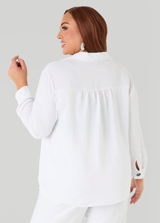 Textured Collared Shirt
