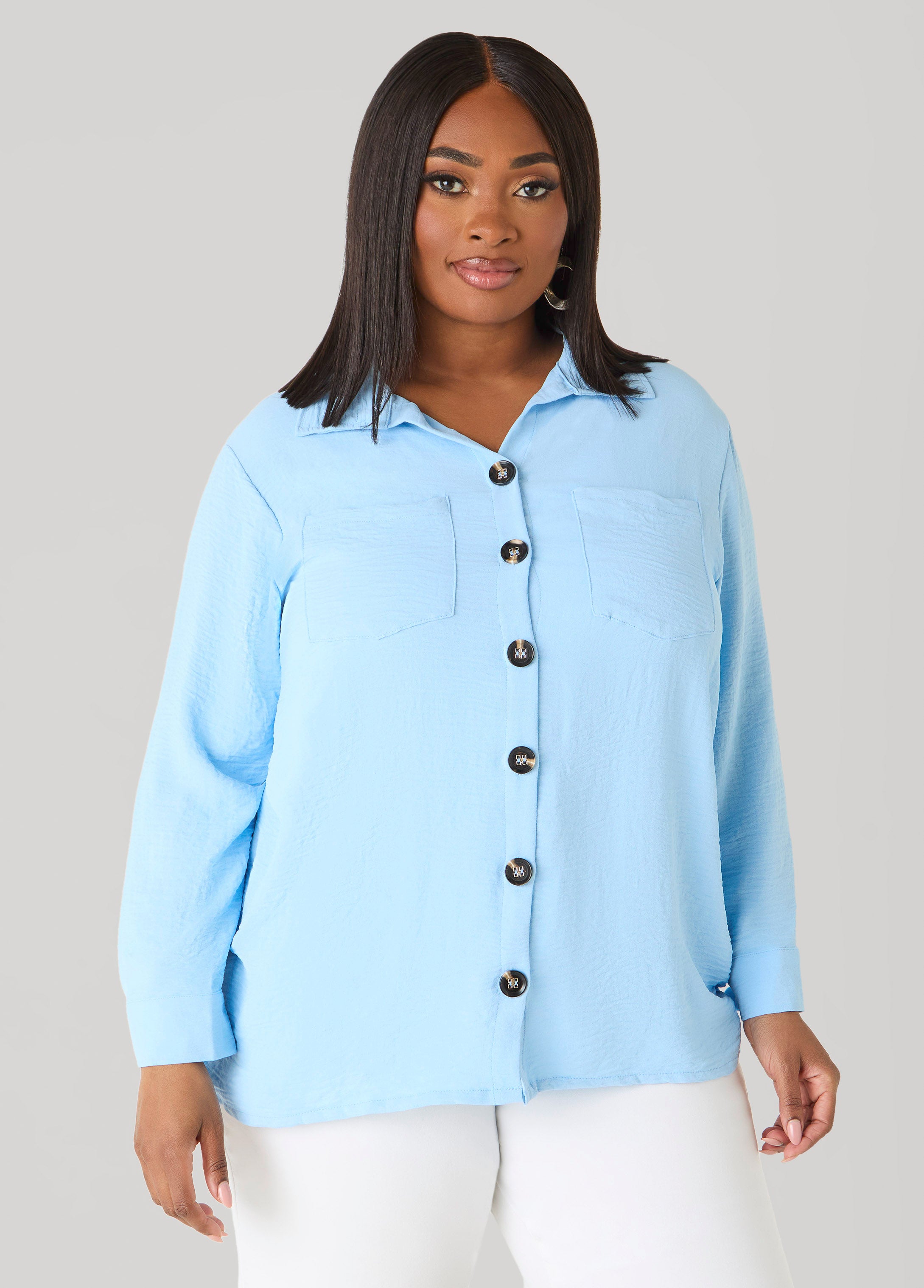 Textured Collared Shirt